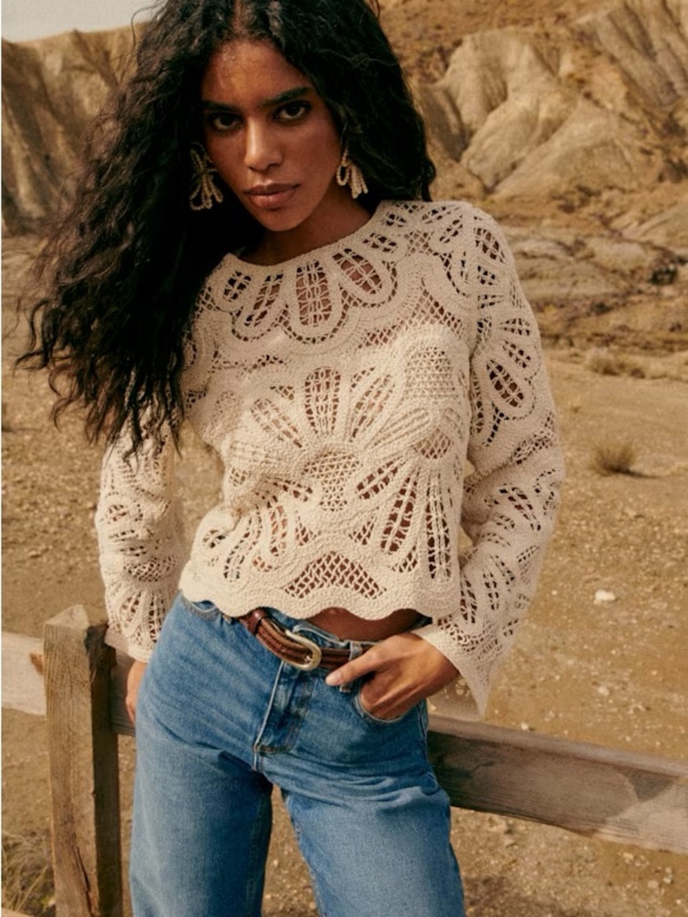 NWT Sézane Olie Blouse - Small - Picture 7 of 8